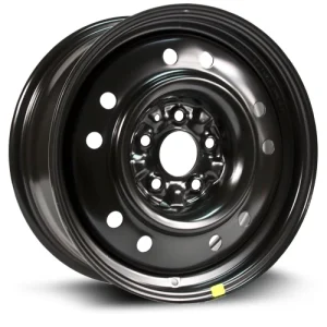 RTX Wheels – Steel Wheel – Black – 16″x6.5″ 40mm – All weather Wheels – X99145N